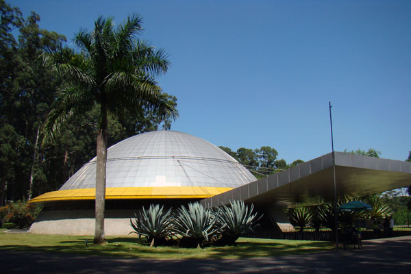 Planetário Professor Aristóteles Orsini no Parque Ibirapuera Foto: Divulgação Prefeitura de São Paulo